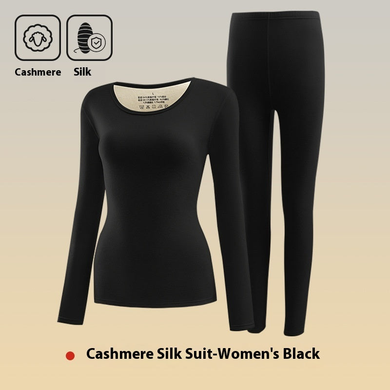 Cashmere Silk Thermal Underwear Long Johns