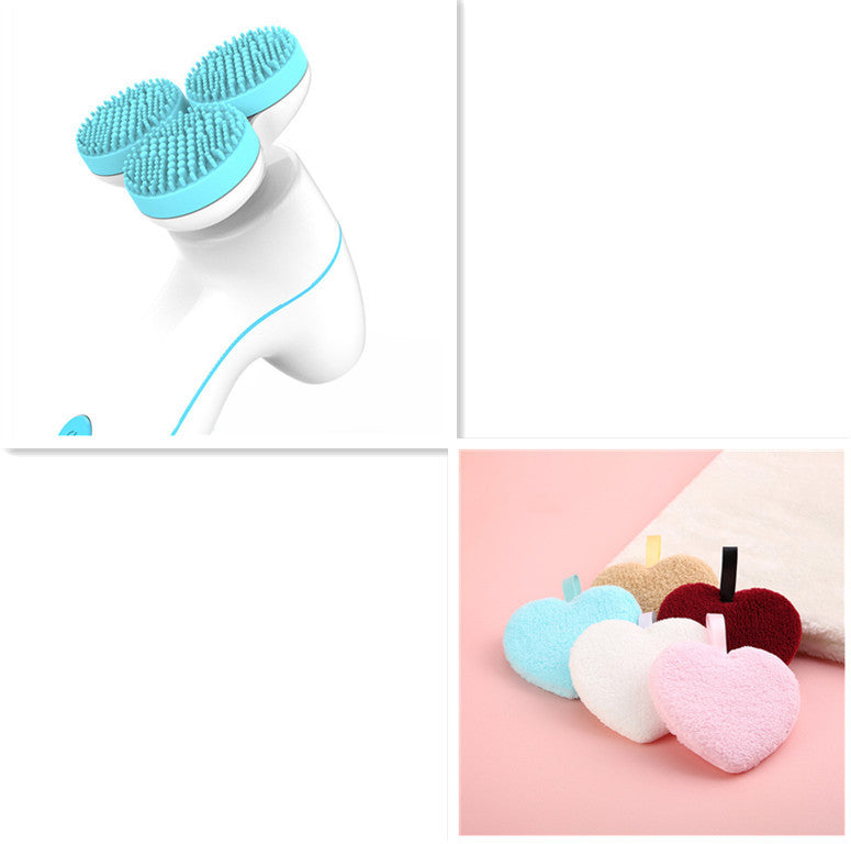 3D Smart Massage Cleanser Electric Cleanser Electric Silicone Facial Cleanser