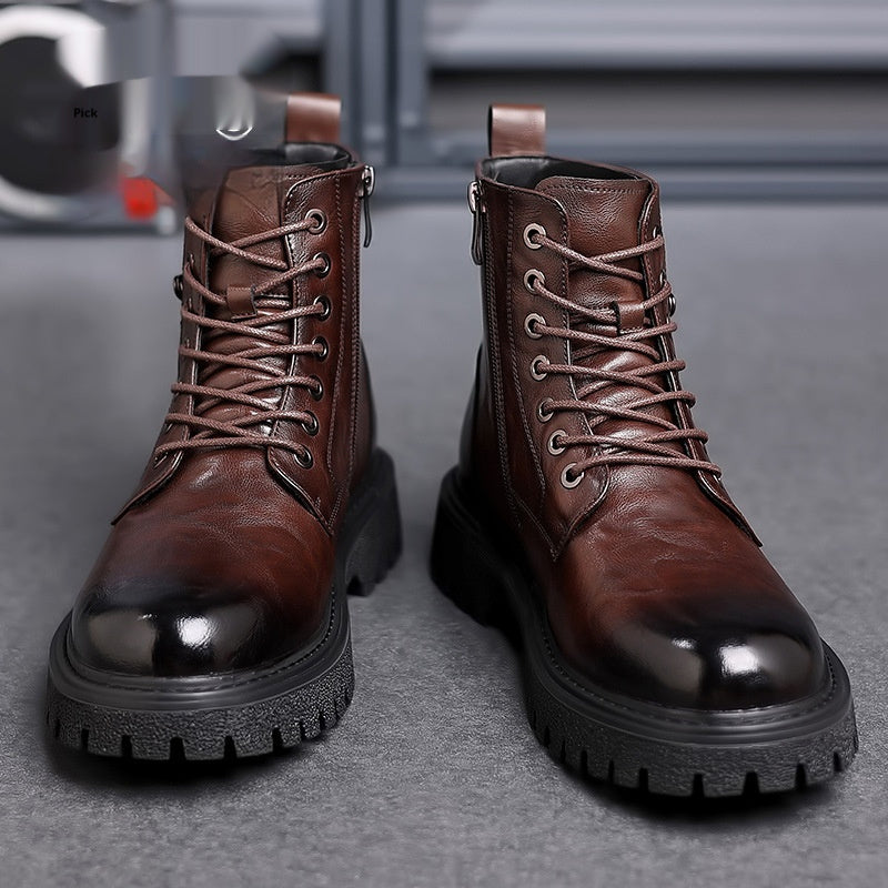 Men's Retro Breathable High-top Martin Boots