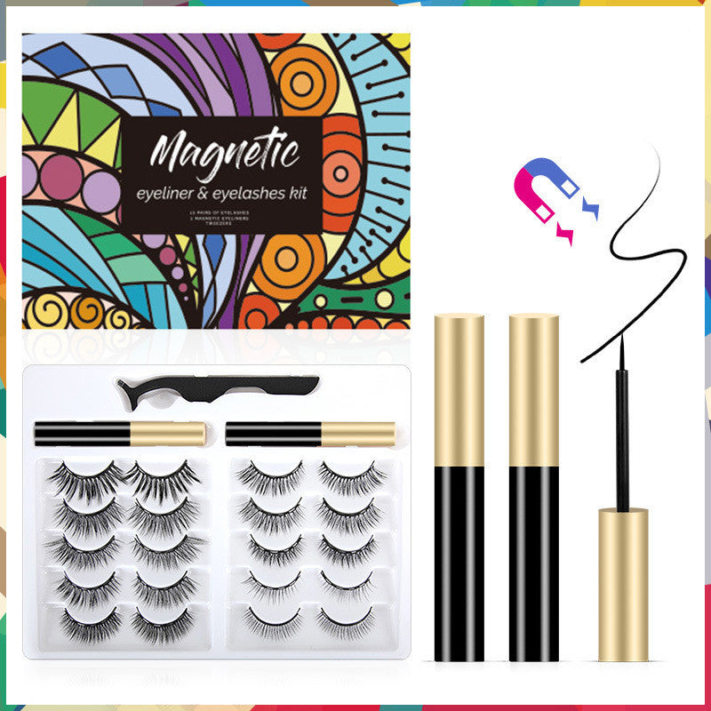 3d Magnet Eyelashes Thick Natural Eyelashes