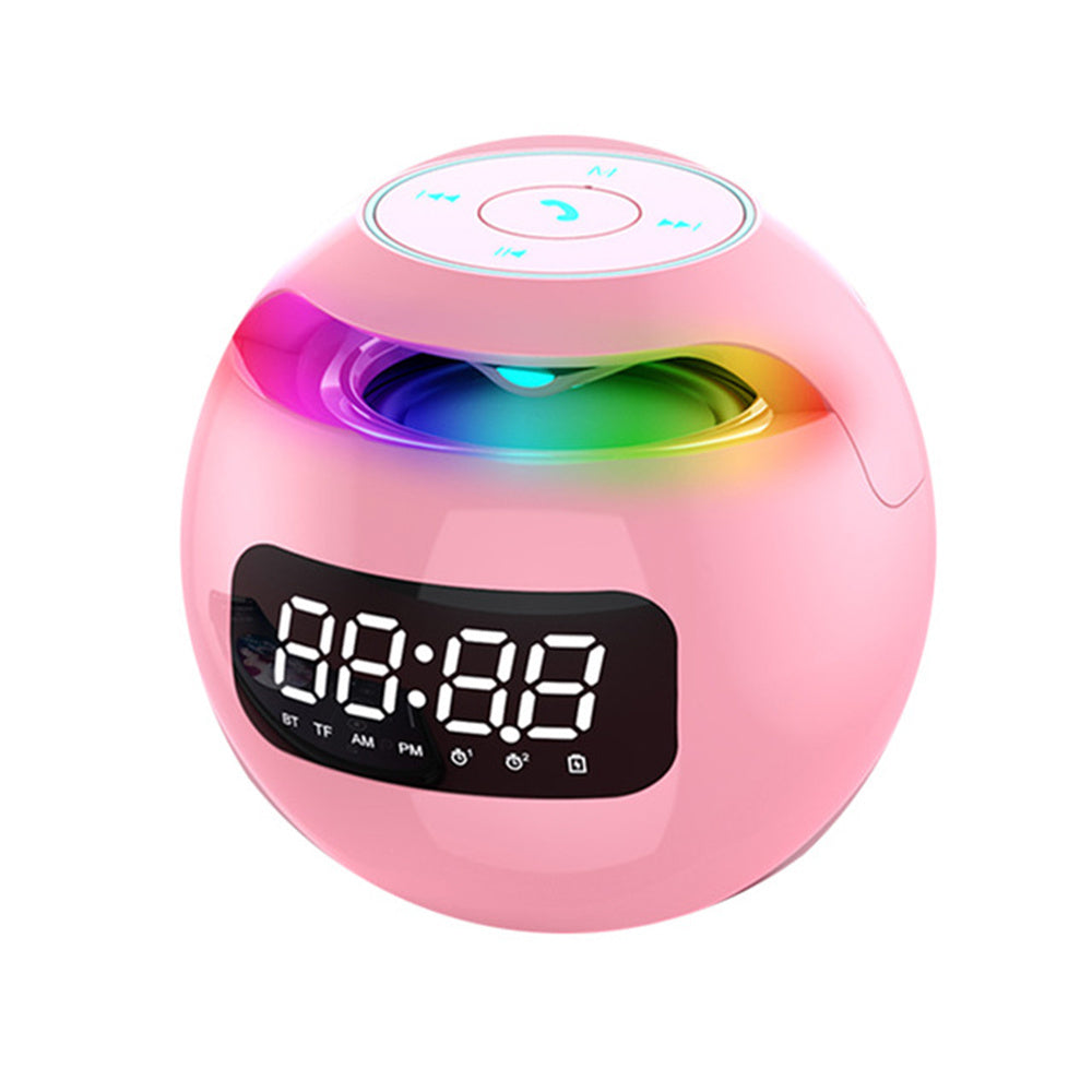 New Portable Wireless Alarm Clock Bluetooth Speaker