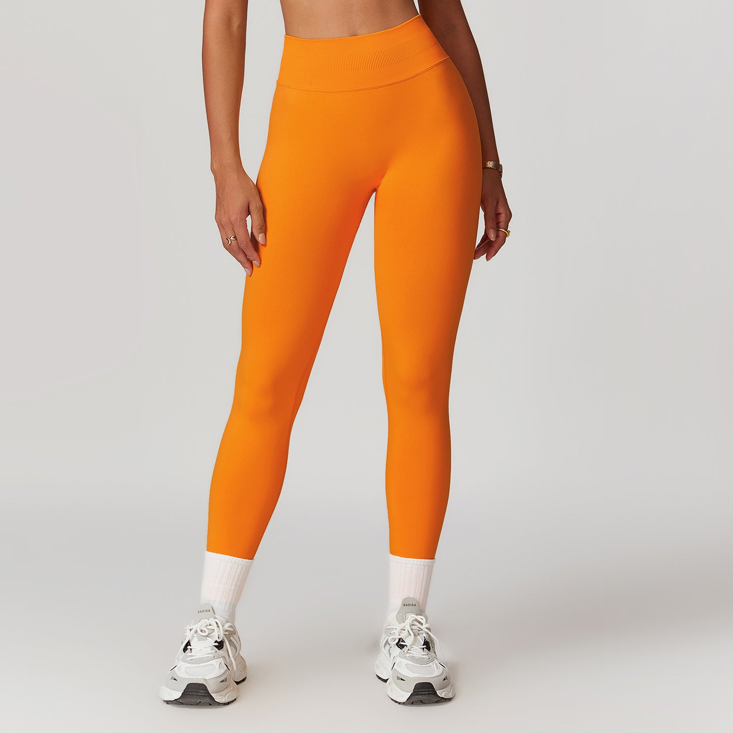 Peach Hip Seamless Belly Contracting And Close-fitting Yoga Pants