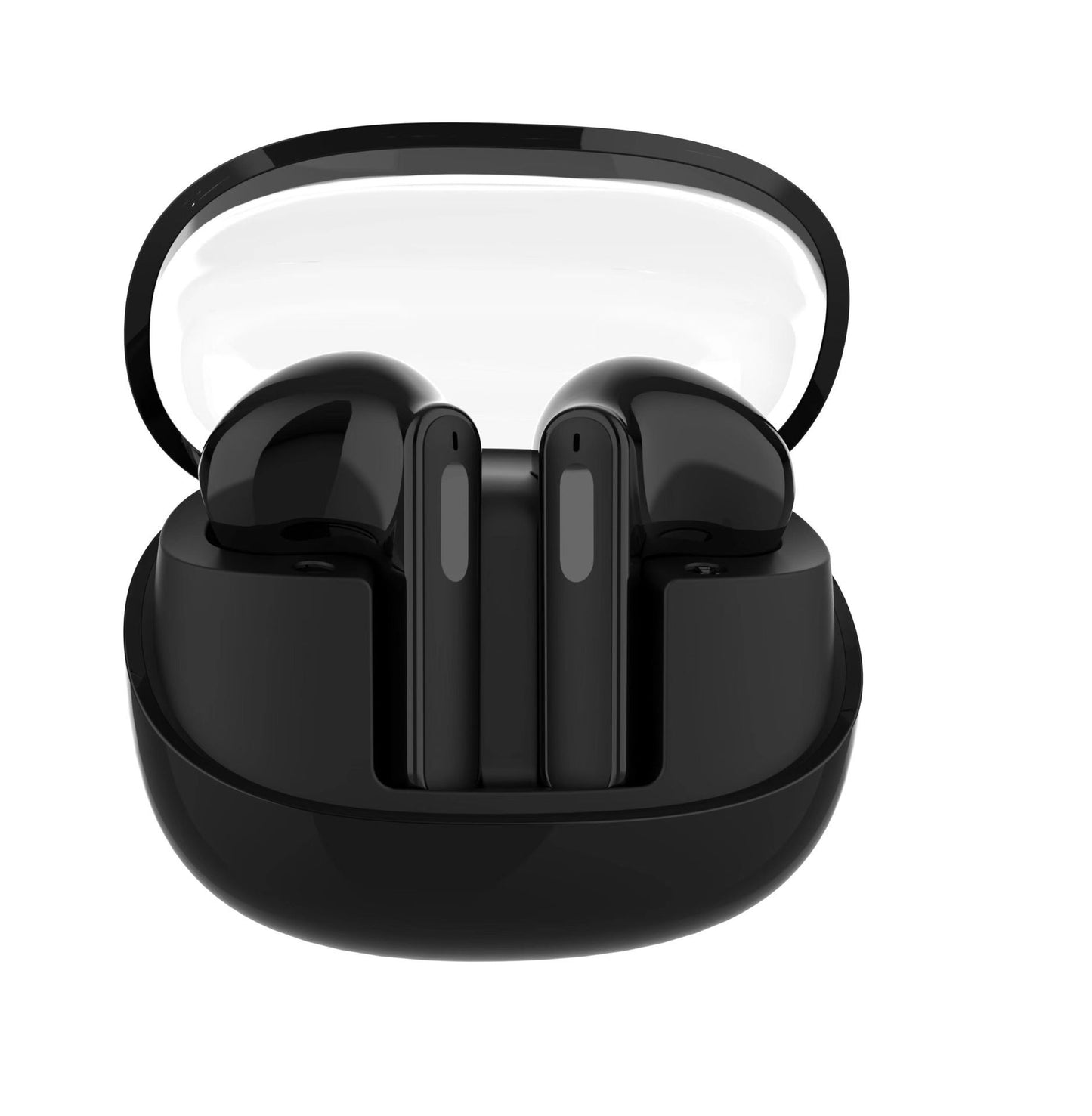 Wireless Bluetooth-compatible Headset Transparent Mini Bin