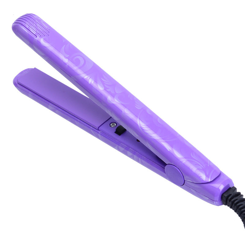 Color mini splint curling iron