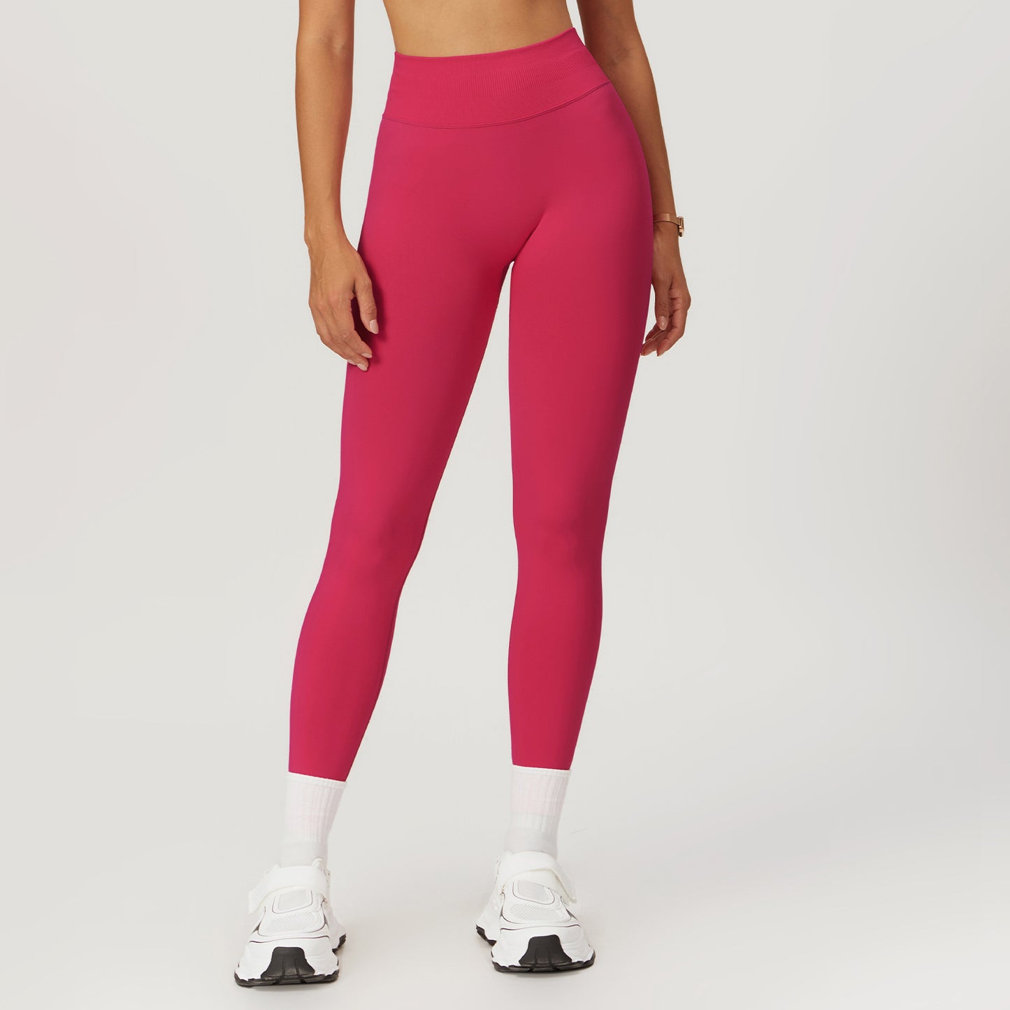 Peach Hip Seamless Belly Contracting And Close-fitting Yoga Pants