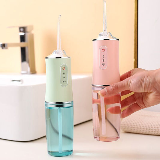 3 Modes Oral Irrigator USB Rechargeable Water Floss Portable Dental Water Flosser Jet 240ml Irrigator Dental Teeth Cleaner