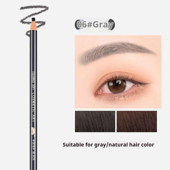 Line Drawing Waterproof Sweat-proof Non-fading Brushed Natural Eyebrow Pencil