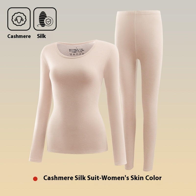 Cashmere Silk Thermal Underwear Long Johns