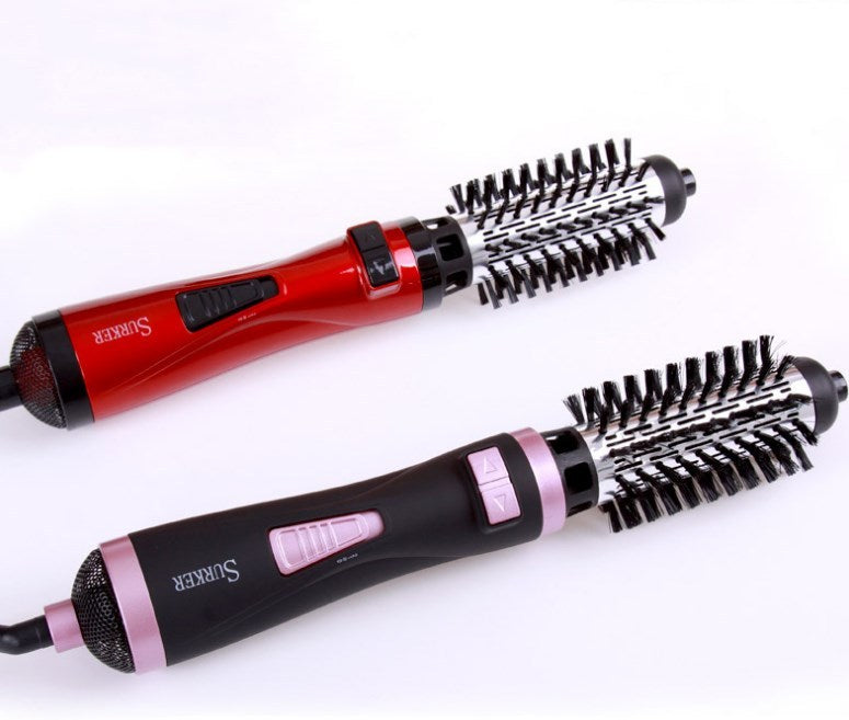 Professional Hair Dryer Rotary Brush Machine 2 in 1 Multifunction Hair Curler Curling Iron Wand Styling Tools