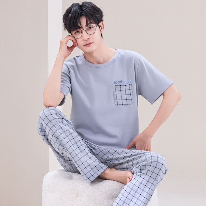 Pajamas Men's Short-sleeved Trousers Summer