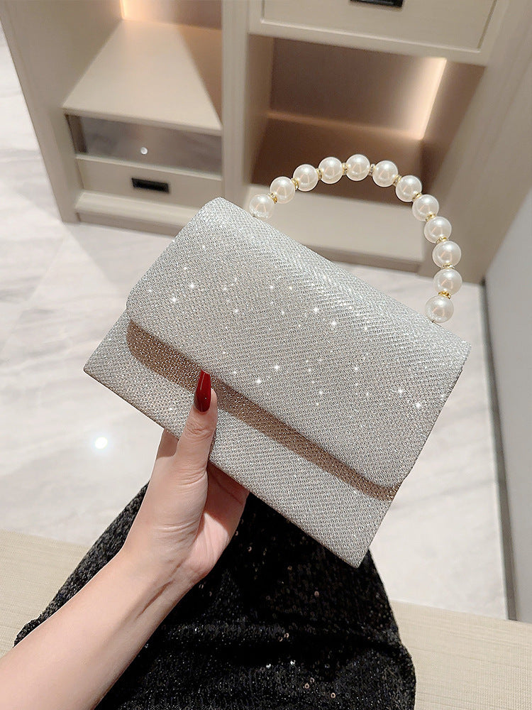 Women's Rhinestone Banquet With Evening Dress Small Bag