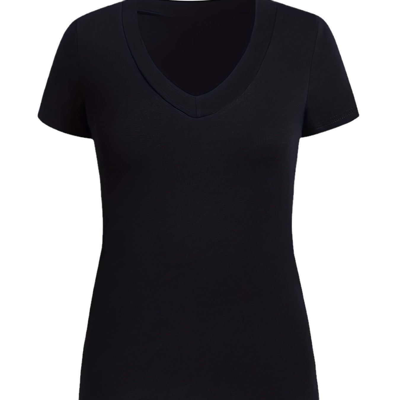 Women's V-neck Slim-fit Top