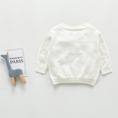 Baby hollow knit sweater