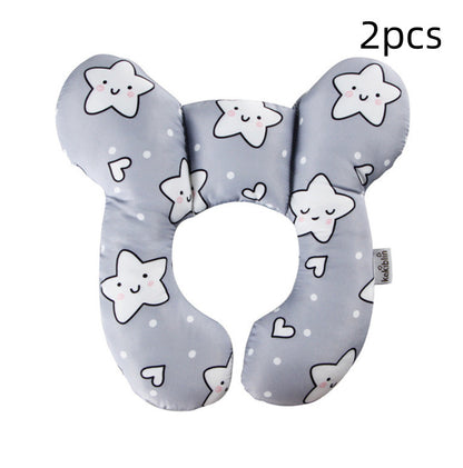 Infant Pillow  Baby Bed  U-Shaped Safety Seat  Neck Guard  Fixed Stereotyped Stroller Pillow