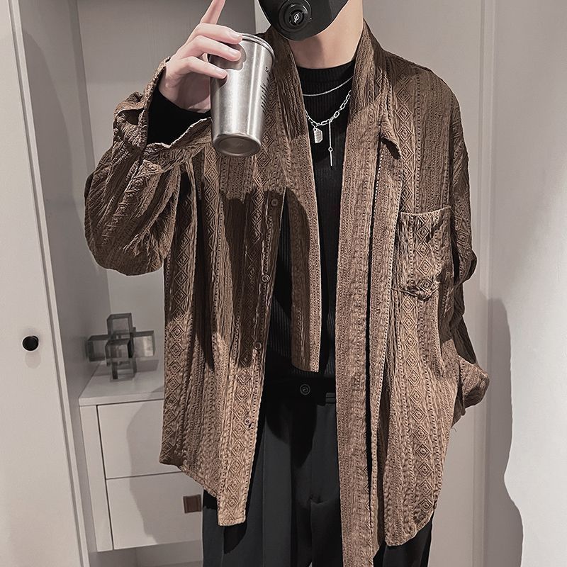 Casual Jacket Light Luxury Mid-length Knitted Cardigan