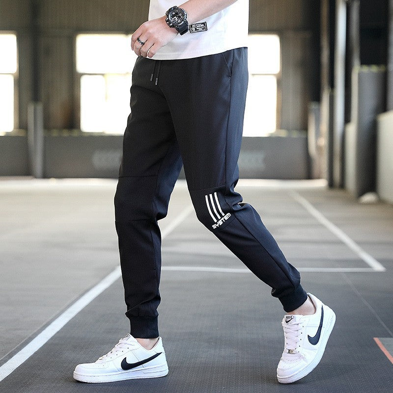 Summer Ultra-thin Quick-drying Ankle Banded Pants