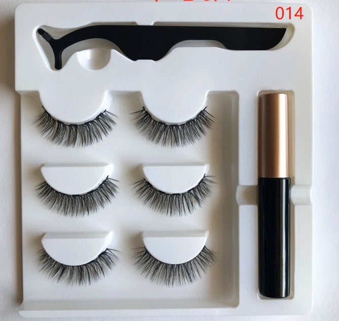 Magnetic false eyelashes