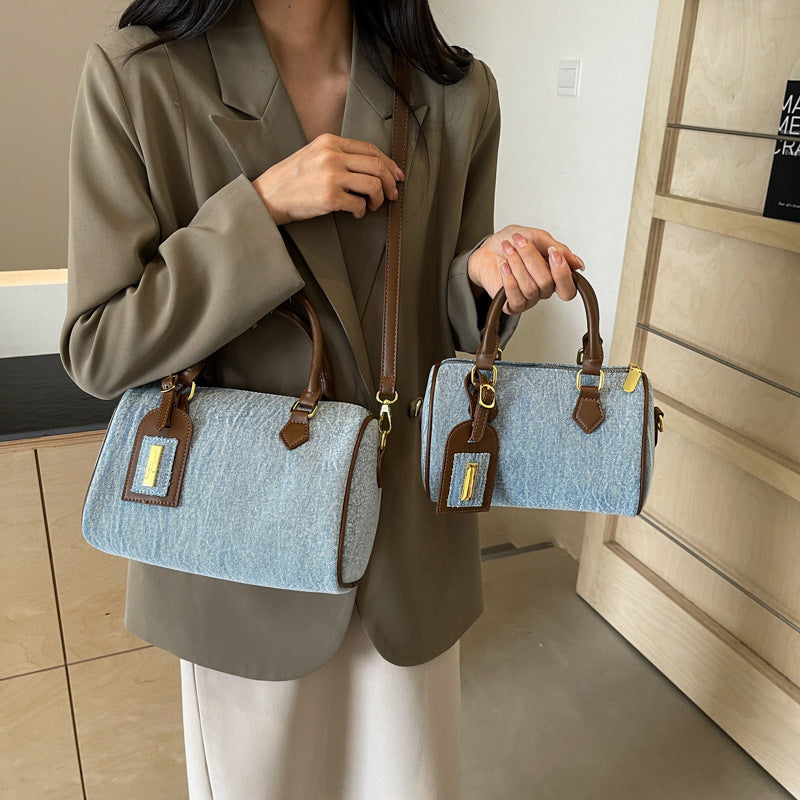 Women's Simple Fashion Retro Denim Handbag