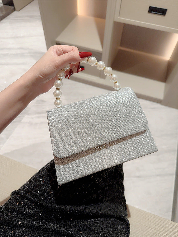 Women's Rhinestone Banquet With Evening Dress Small Bag