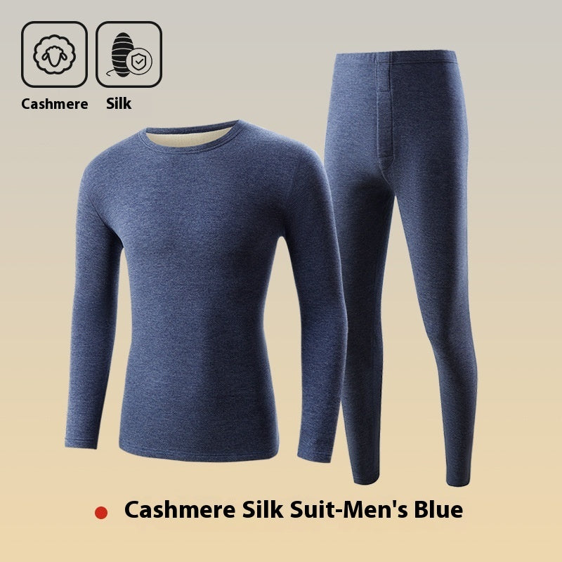 Cashmere Silk Thermal Underwear Long Johns