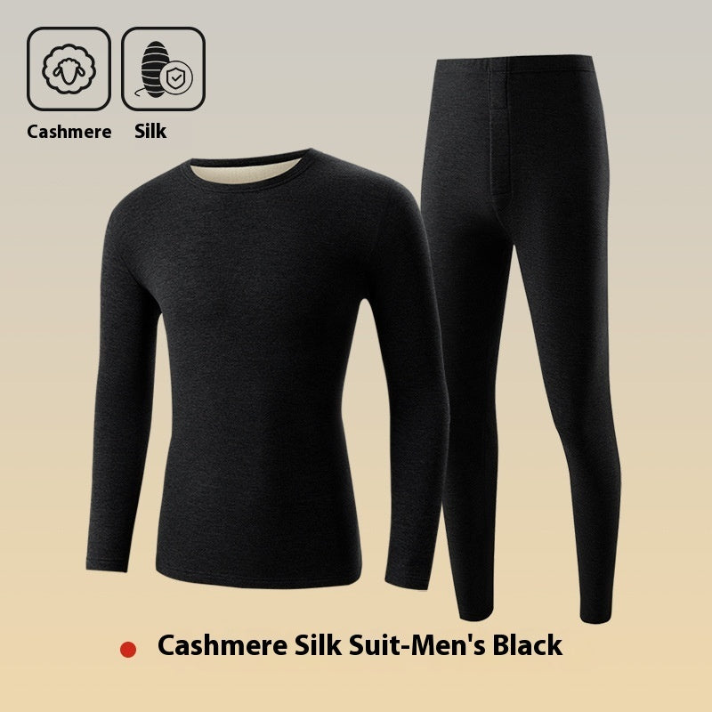 Cashmere Silk Thermal Underwear Long Johns