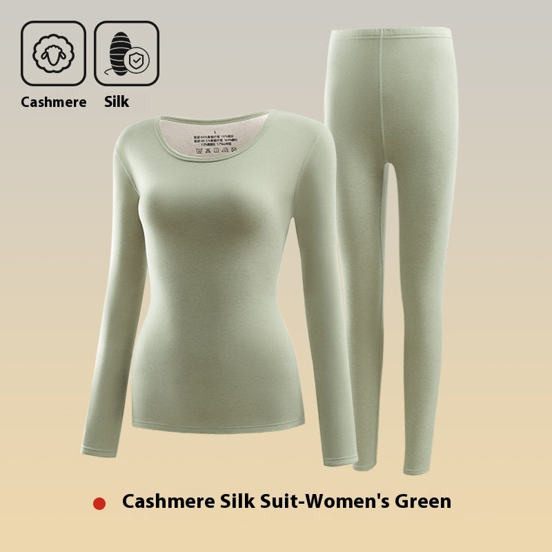 Cashmere Silk Thermal Underwear Long Johns