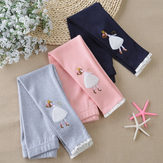 Leggings Medium And Large Girls' Cotton Trousers