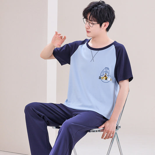 Pajamas Men's Short-sleeved Trousers Summer