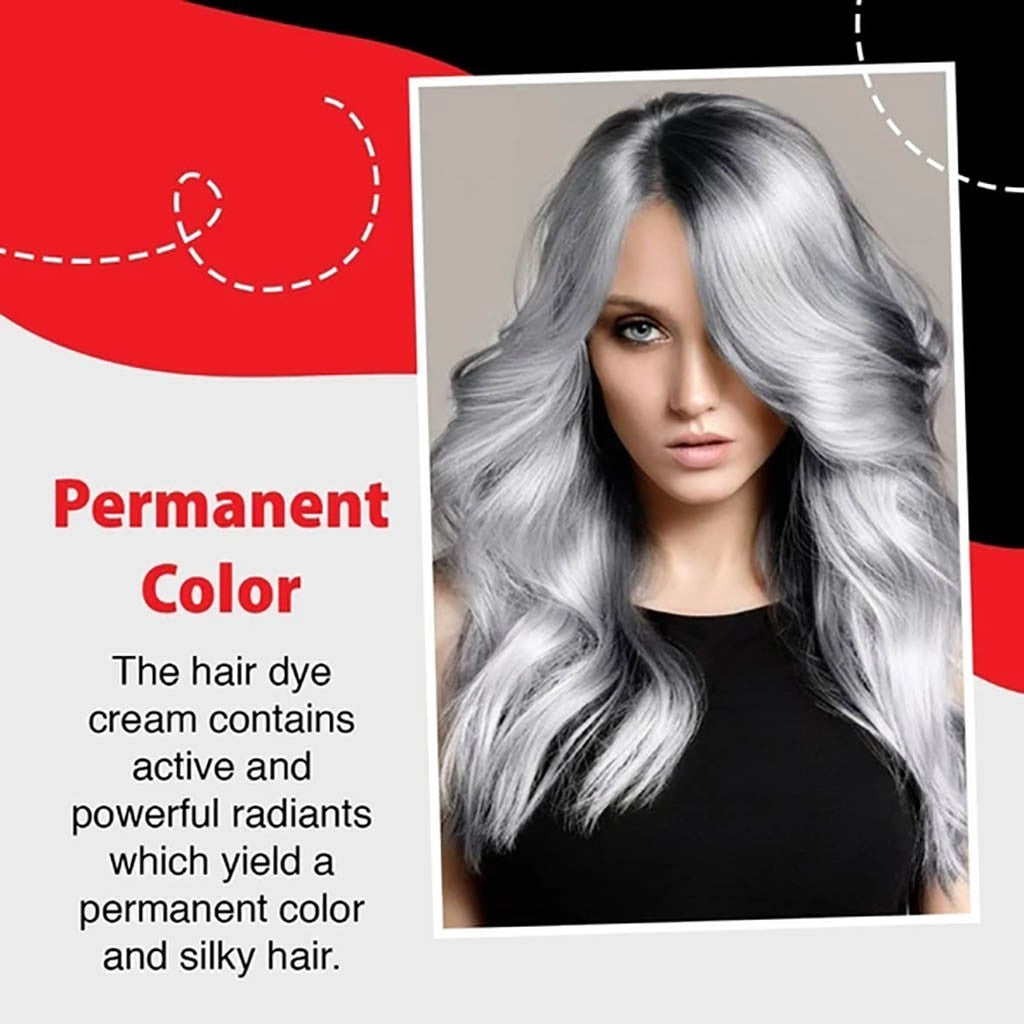 Natural plant gray hair dye