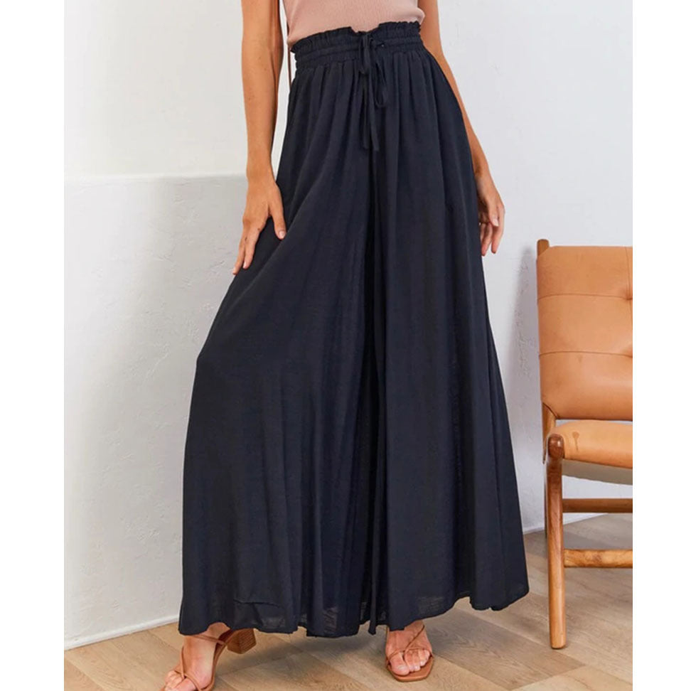 Printed Comfortable Casual Wide-leg Trousers