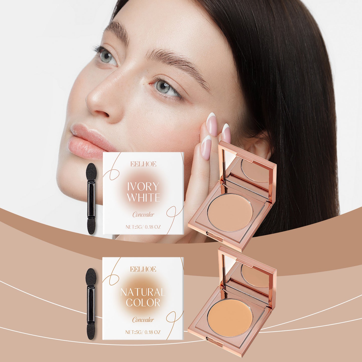 Concealer Light Texture Fit Smear-proof Makeup