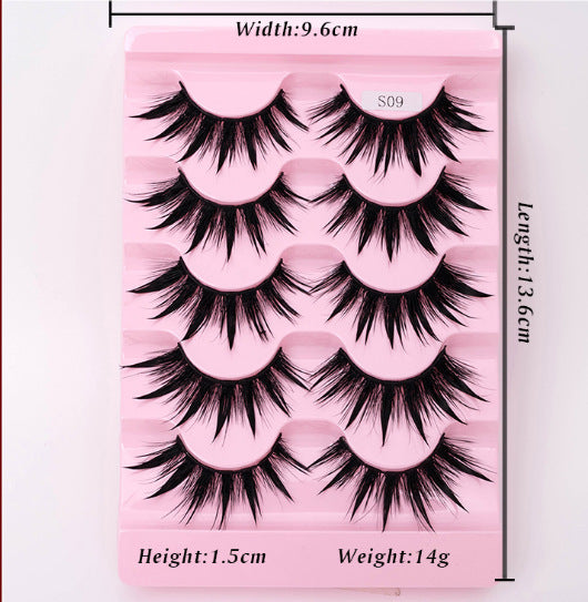 Natural 3D Dramatic Fairy Clusters Manga Lashes Fake Eyelashes