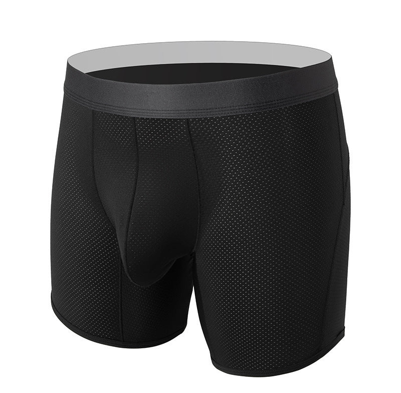 Breathable Mesh Underwear Men's Mid-waist Panties