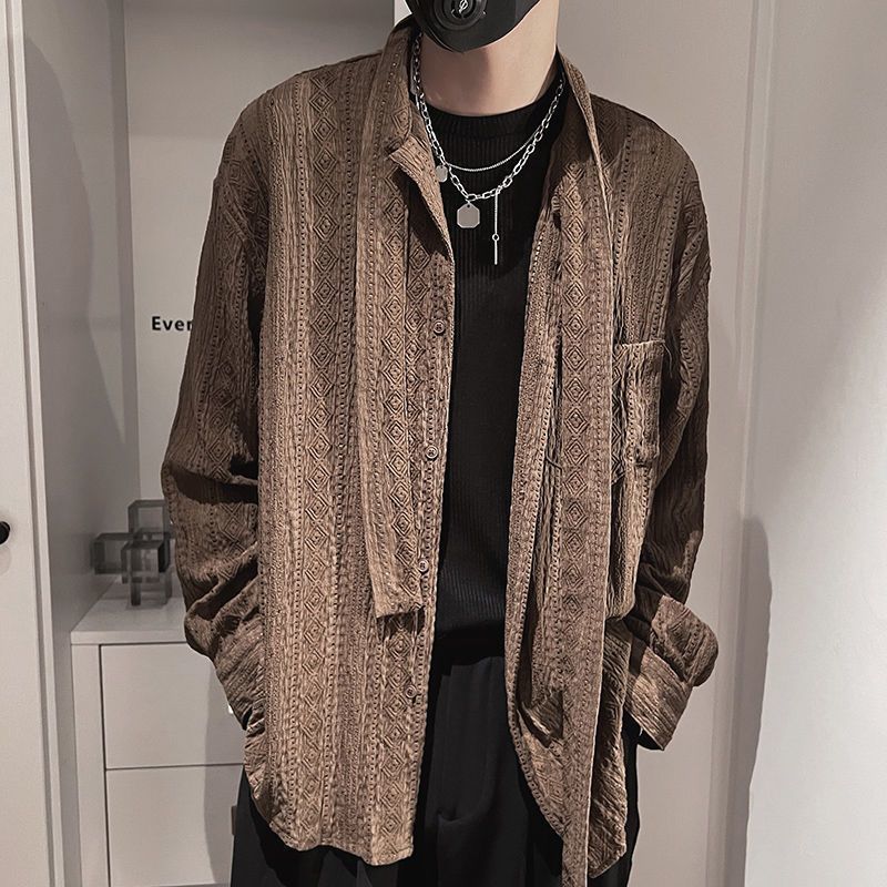 Casual Jacket Light Luxury Mid-length Knitted Cardigan