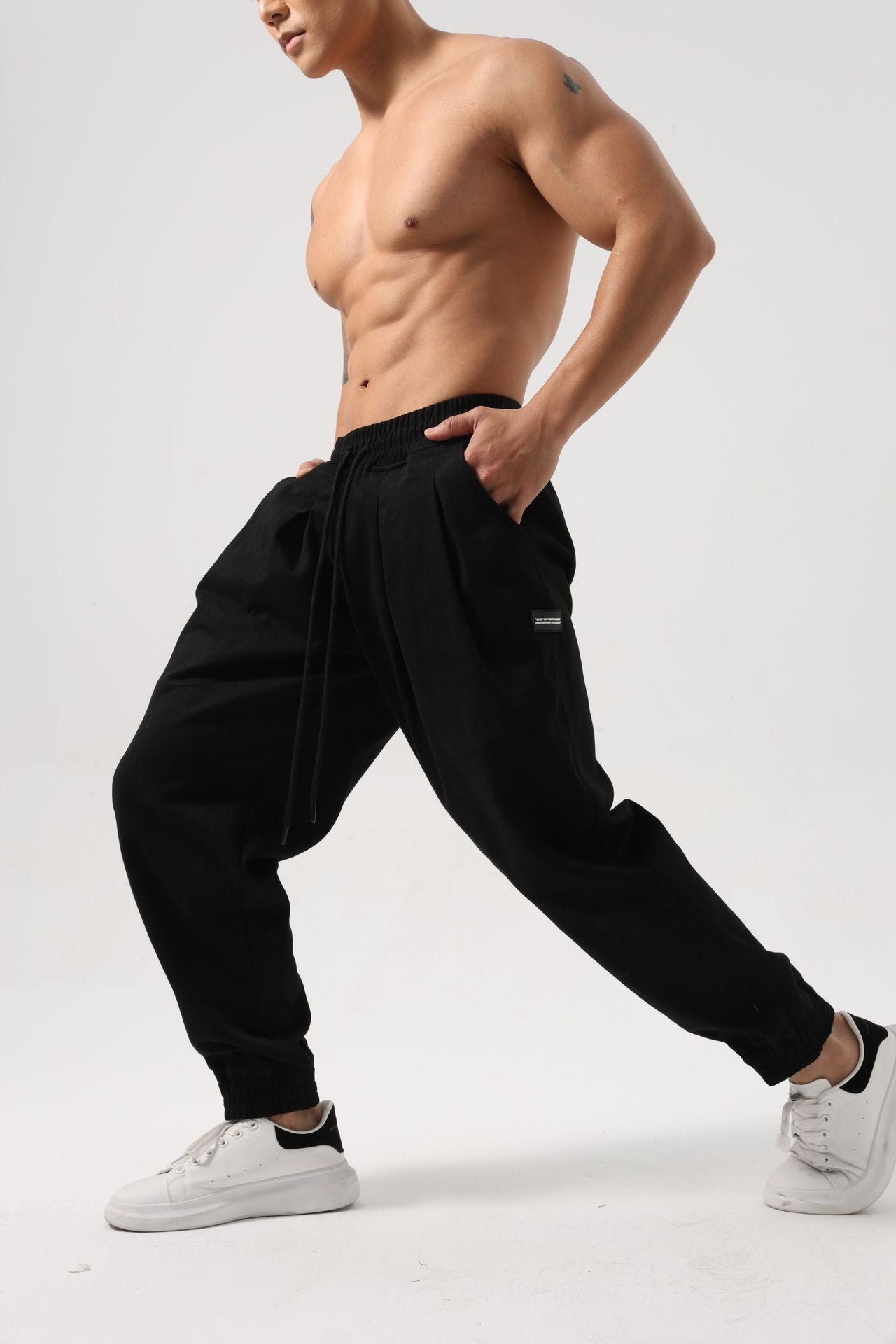 Fitness Trousers Men's Cotton Loose