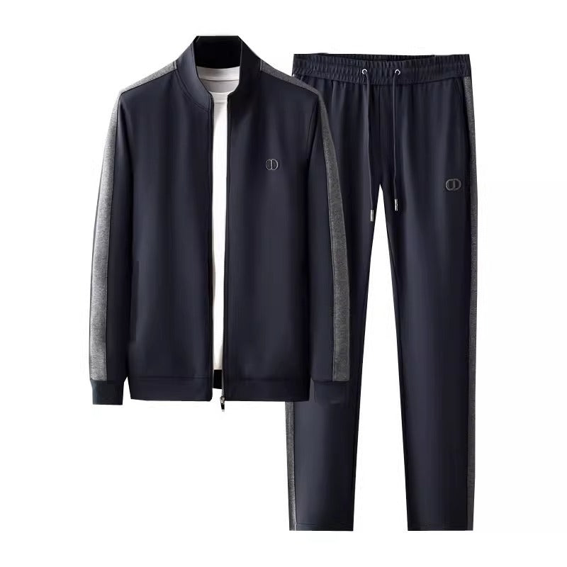 Two-piece Men's Silky Stretch Fashion Sportswear