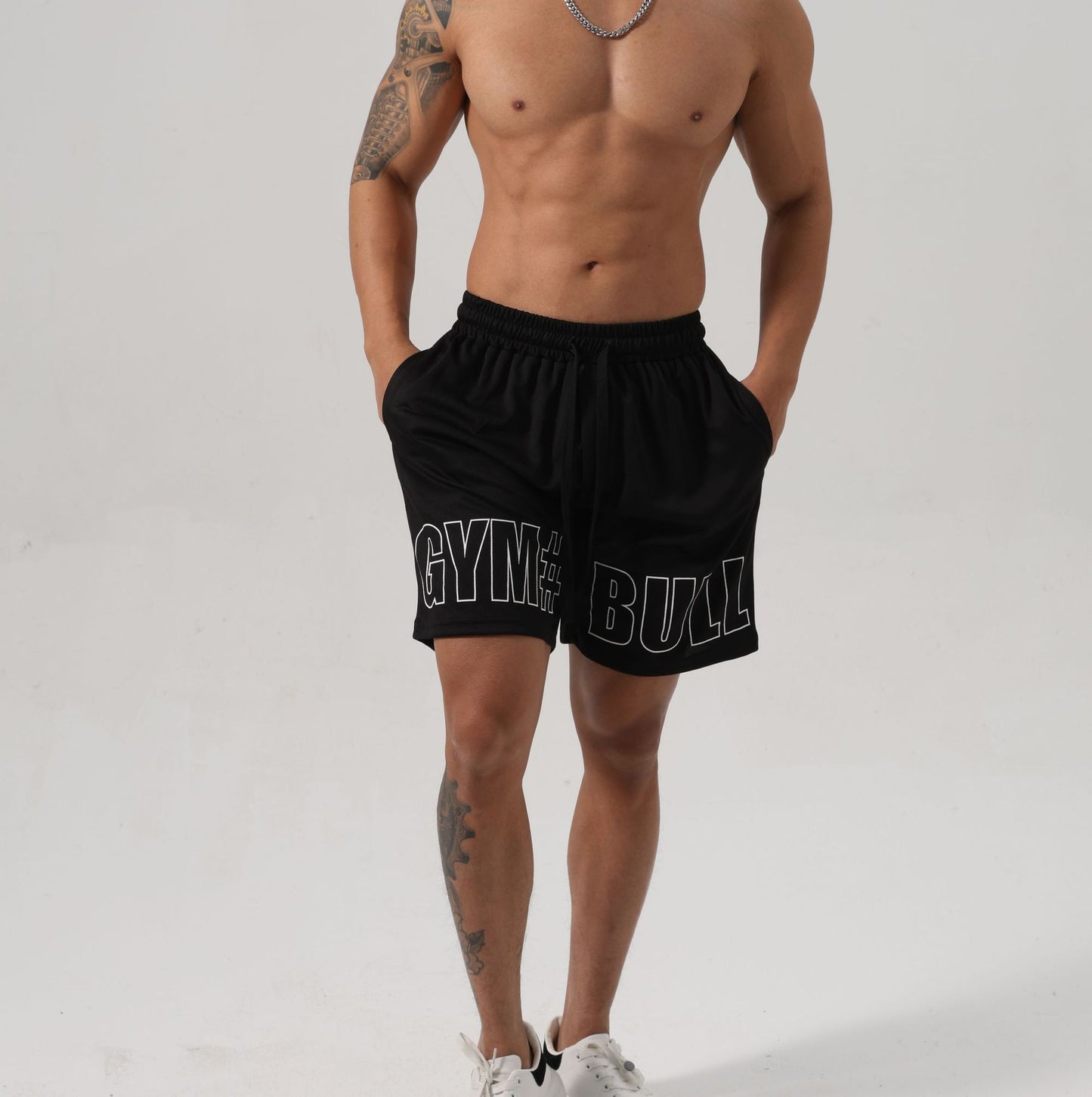 Fitness Breathable Ice Silk Shorts Men