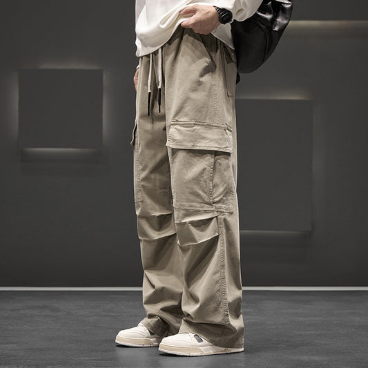 Straight Plus Size Casual Working Pants