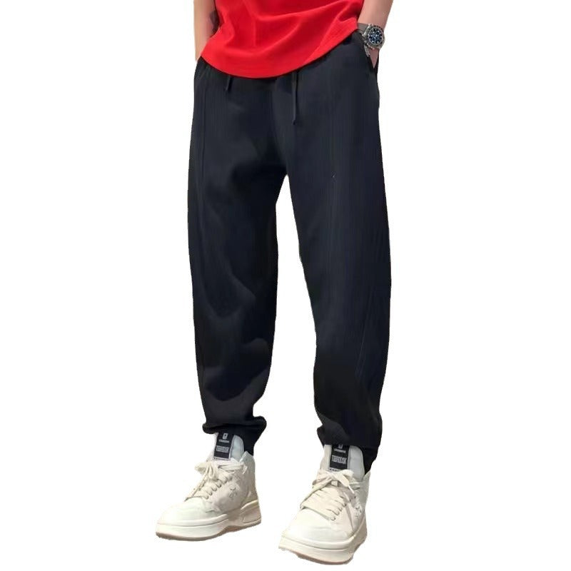 Men's Thickened Spring And Autumn All-match Ankle-tied Loose Harem Pants