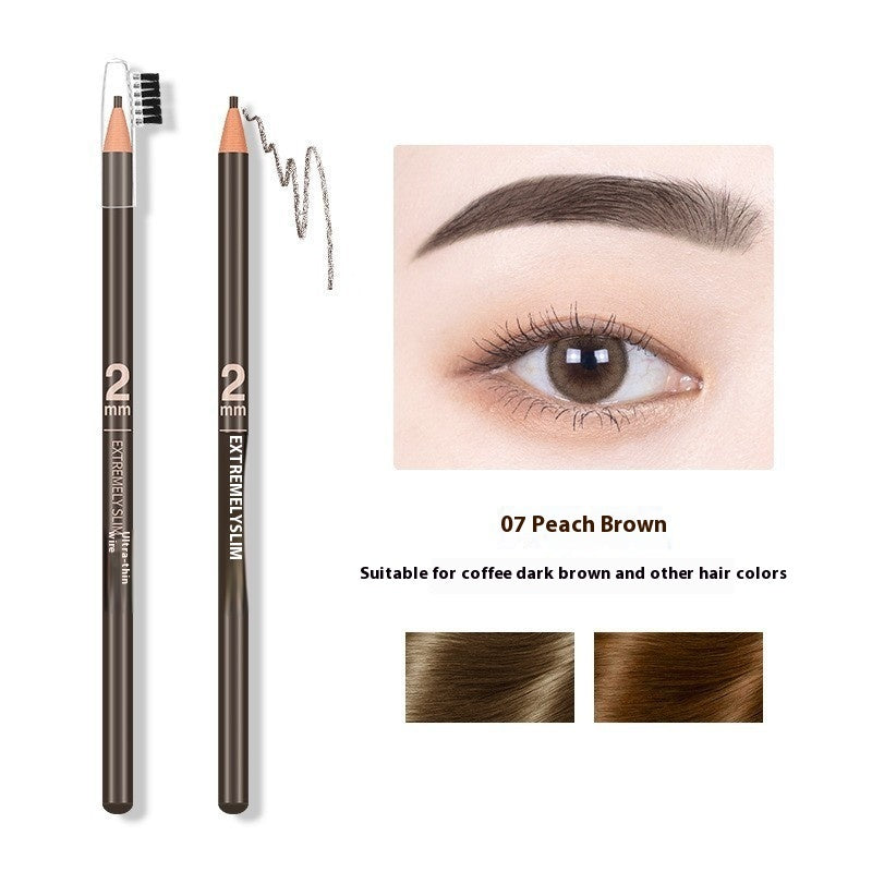 Line Drawing Waterproof Sweat-proof Non-fading Brushed Natural Eyebrow Pencil