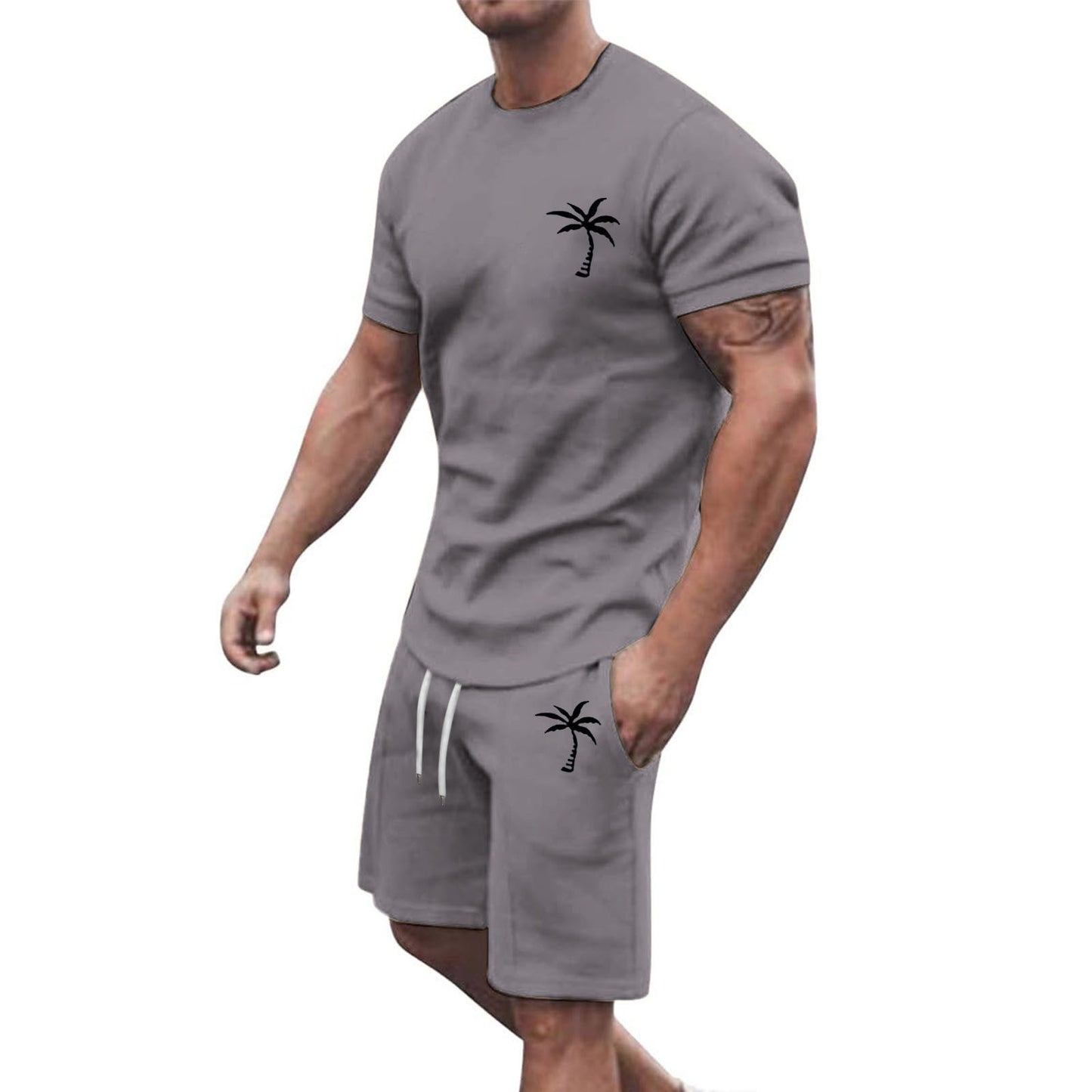 Short-sleeved Shorts Sports And Leisure Suit