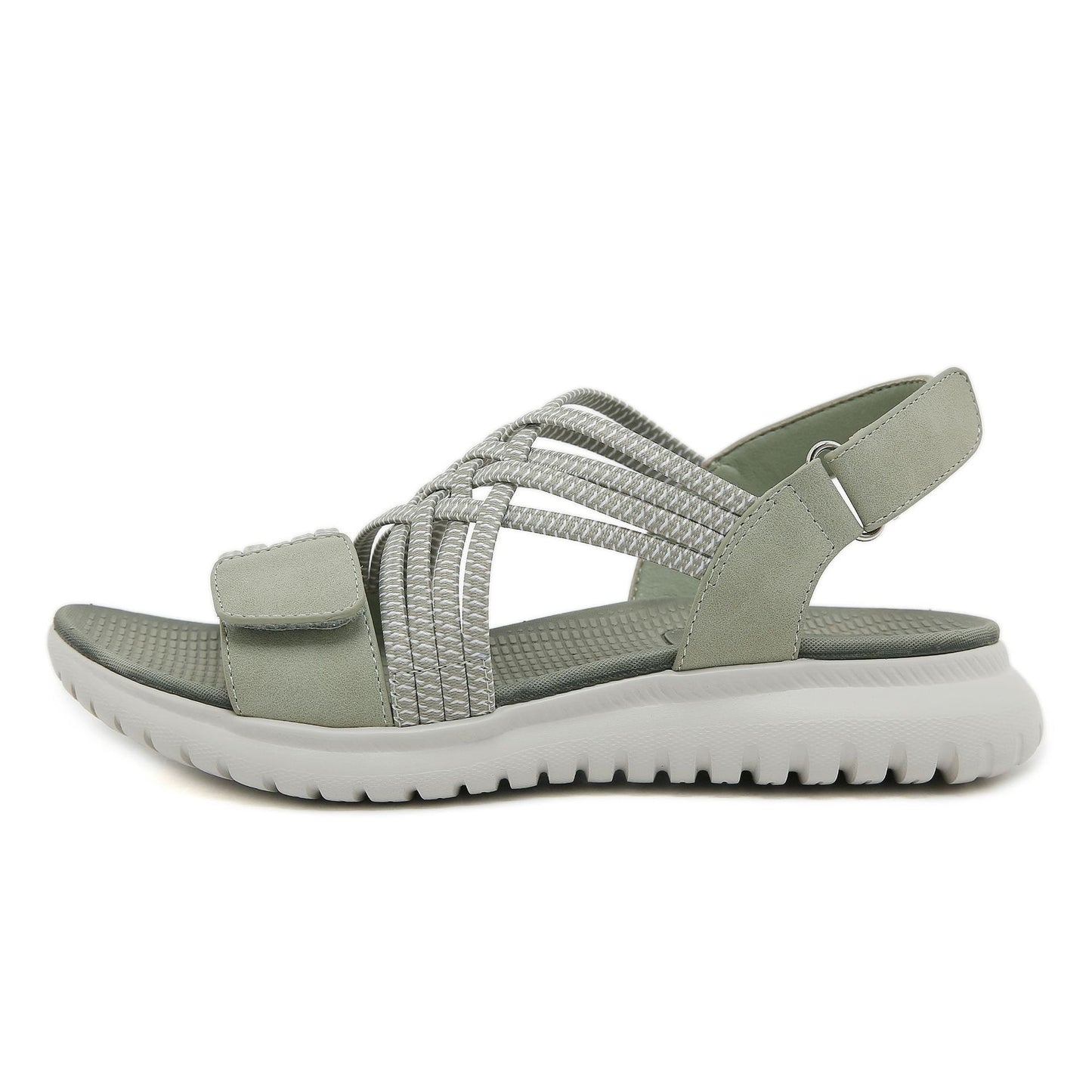 Summer Sandals Women's Lightweight Sports Style Comfortable Elastic Plus Size Sandals