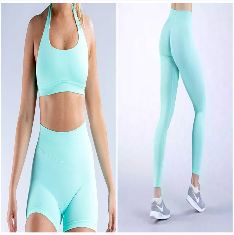 Three-stage Hip Lifting Seamless Low Waist Yoga Trousers Fitness