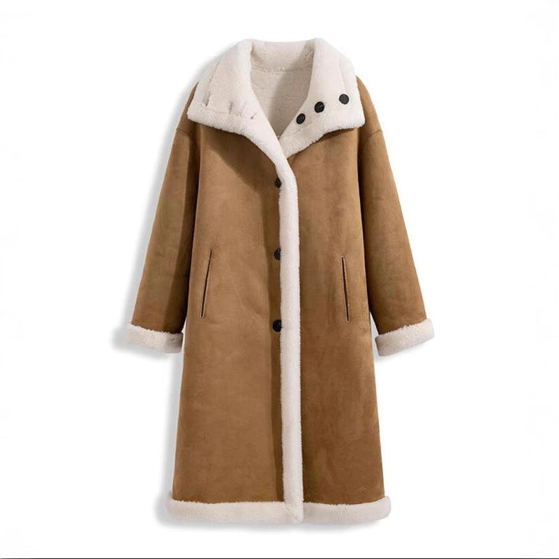 Double-sided Autumn And Winter Thickened Plus Velvet New Coat