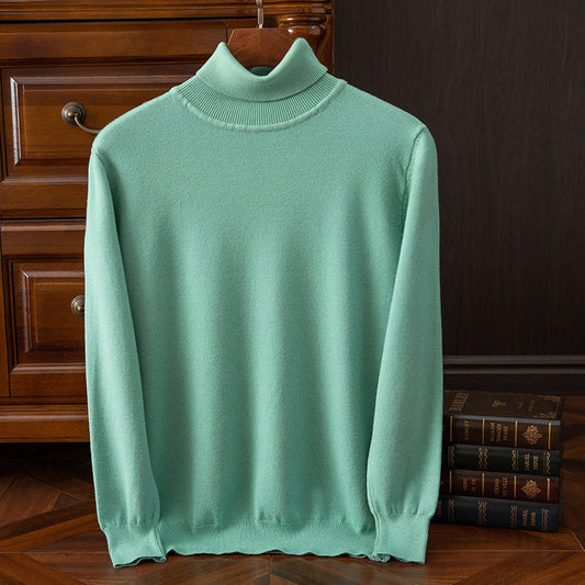 Men's Autumn And Winter Turtleneck Sweater Keep Warm Inner Match