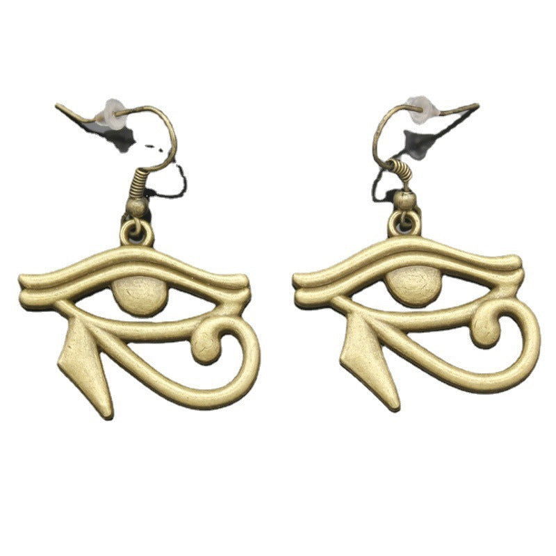 Egyptian Horus Eye Vintage Rach Earrings