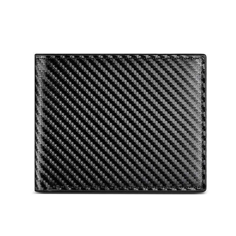 Three-fold Carbon Fiber High-grade Men's Wallet