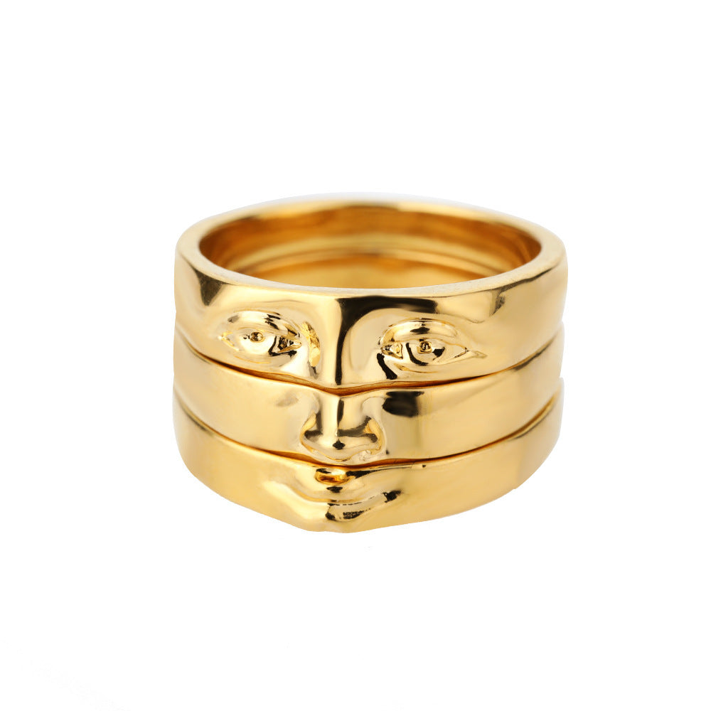 Men's And Women's Egyptian African Queen Charm Adjustable Ring