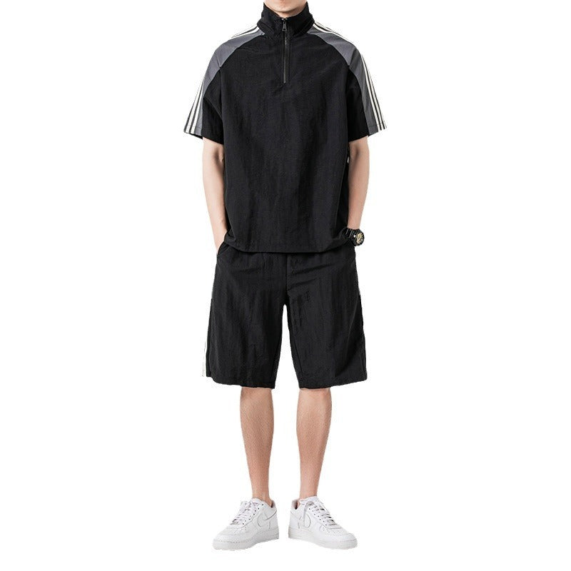 Japanese-style Retro Leisure Suit Shorts Sports