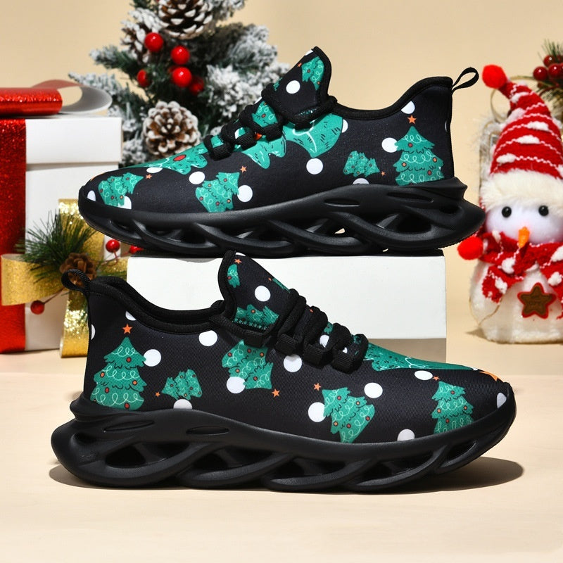 Christmas Bread Dad Sports Platform Casual Shoes